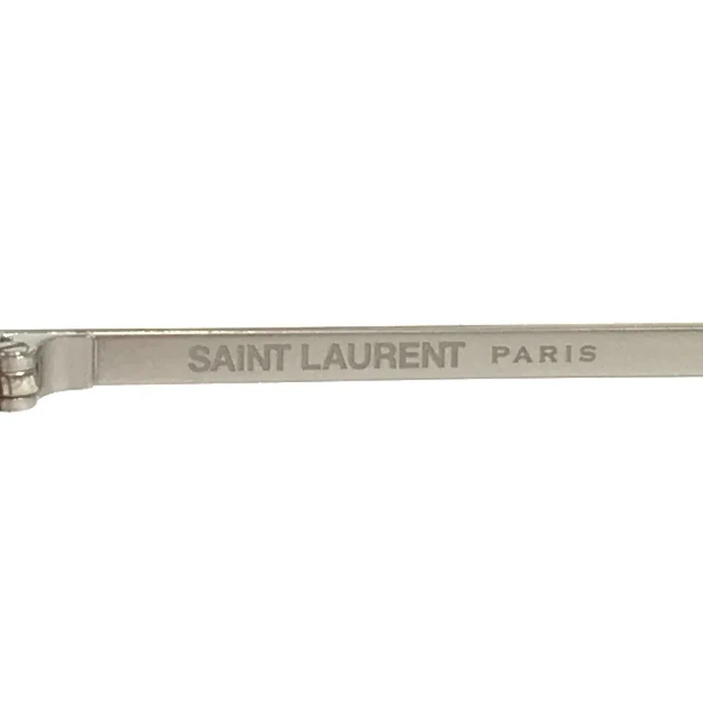 Saint Lauren Eyeglasses Frames SL25/F 004 Red Silver Round Asian Fit 49-19-140